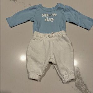 Carter's Blue and White Kids Matching Set